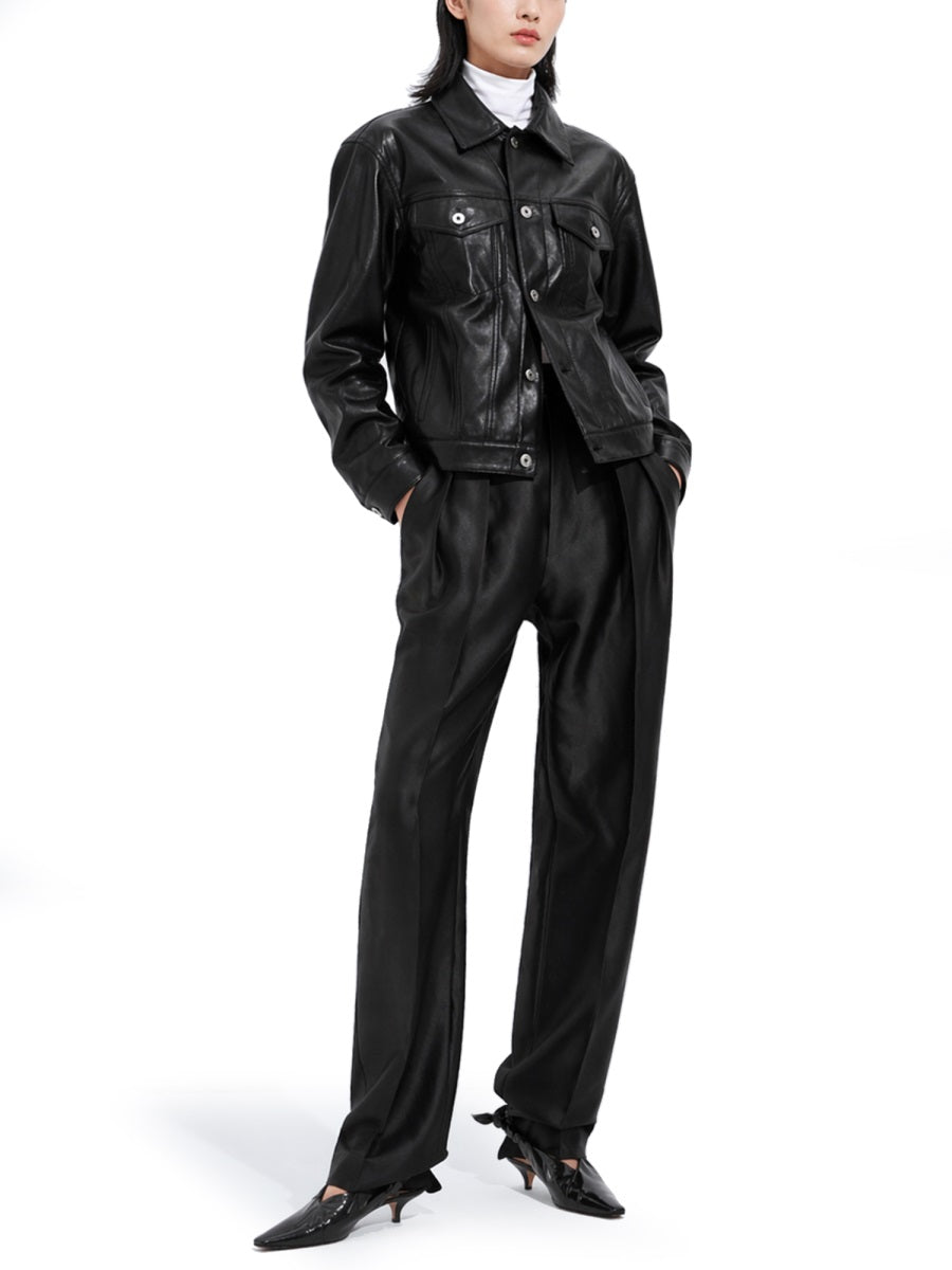 Bottega Veneta Women Giacca In Pelle Con Dettaglio Intrecciato BOTTEGA VENETA