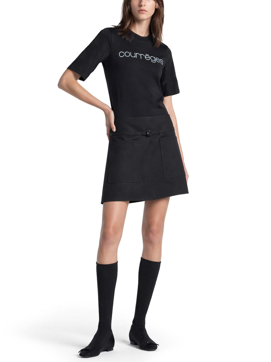 Courreges Women T-Shirt Con Logo COURREGES