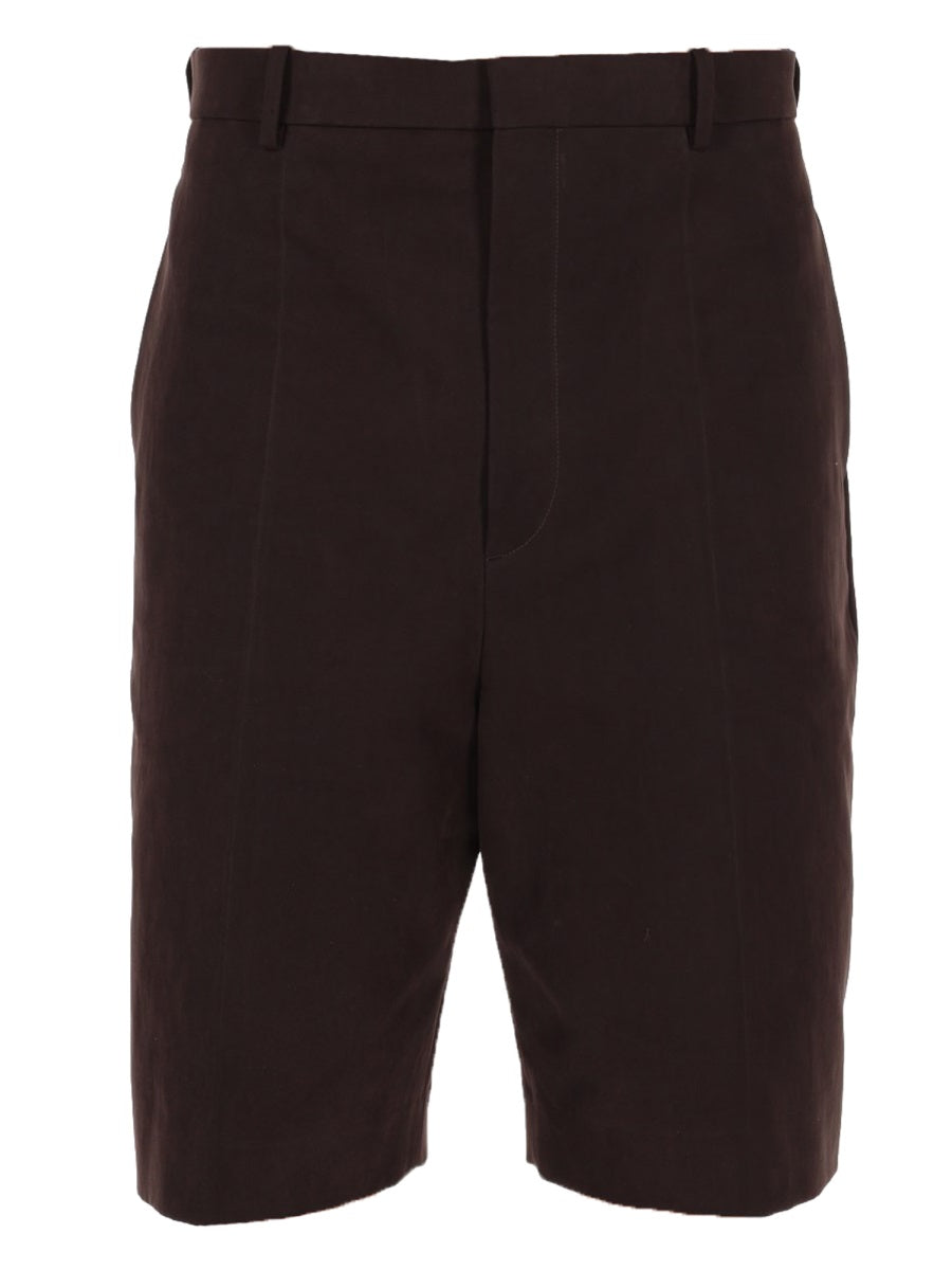 Bottega Veneta Men Shorts In Gabardine Di Cotone BOTTEGA VENETA