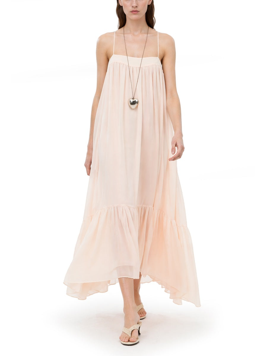 Rotate Women Abito Midi In Chiffon ROTATE
