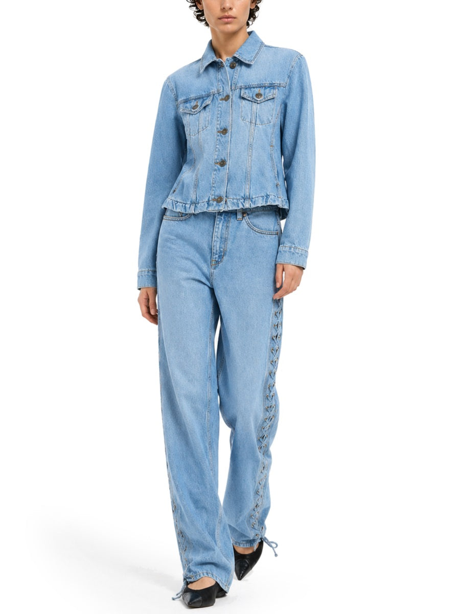 Rotate Women Jeans With Laces ROTATE