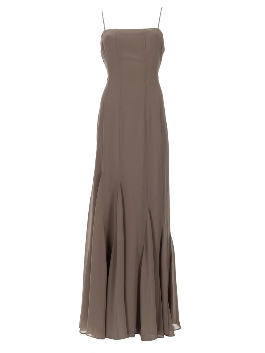Rotate Women Abito Lungo In Chiffon ROTATE