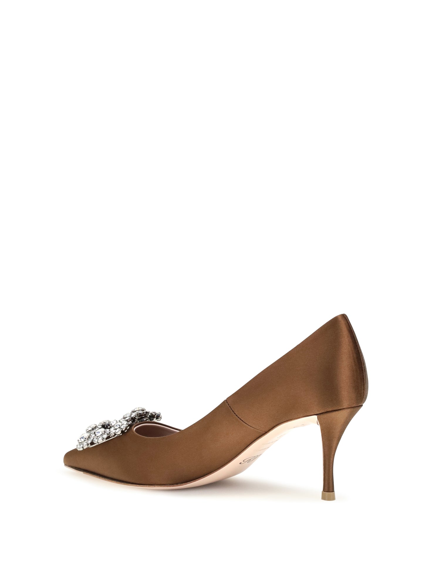 Roger Vivier Women Efflorescence Satin Pumps ROGER VIVIER