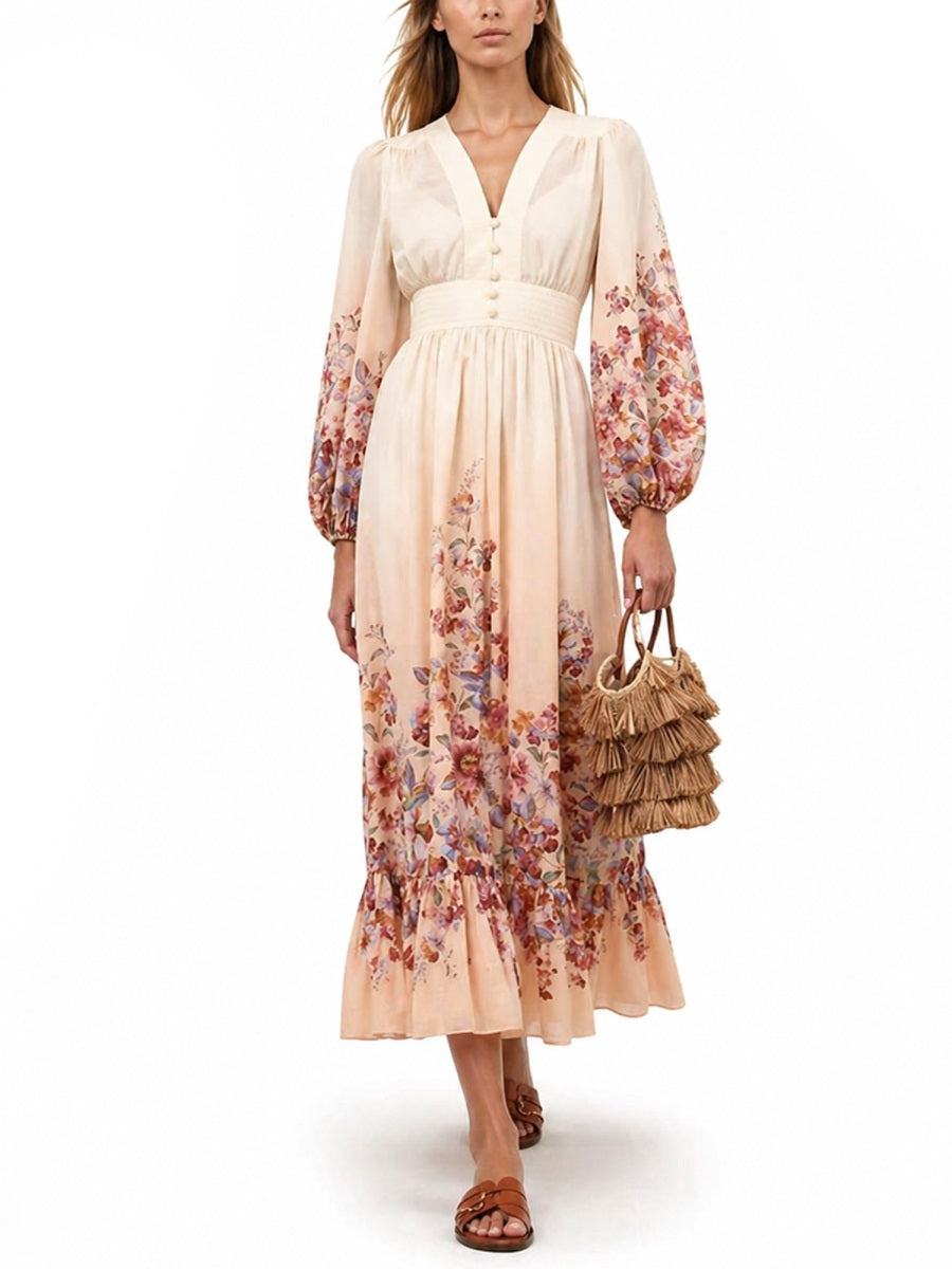 Zimmermann Women V-Neck Long Dress