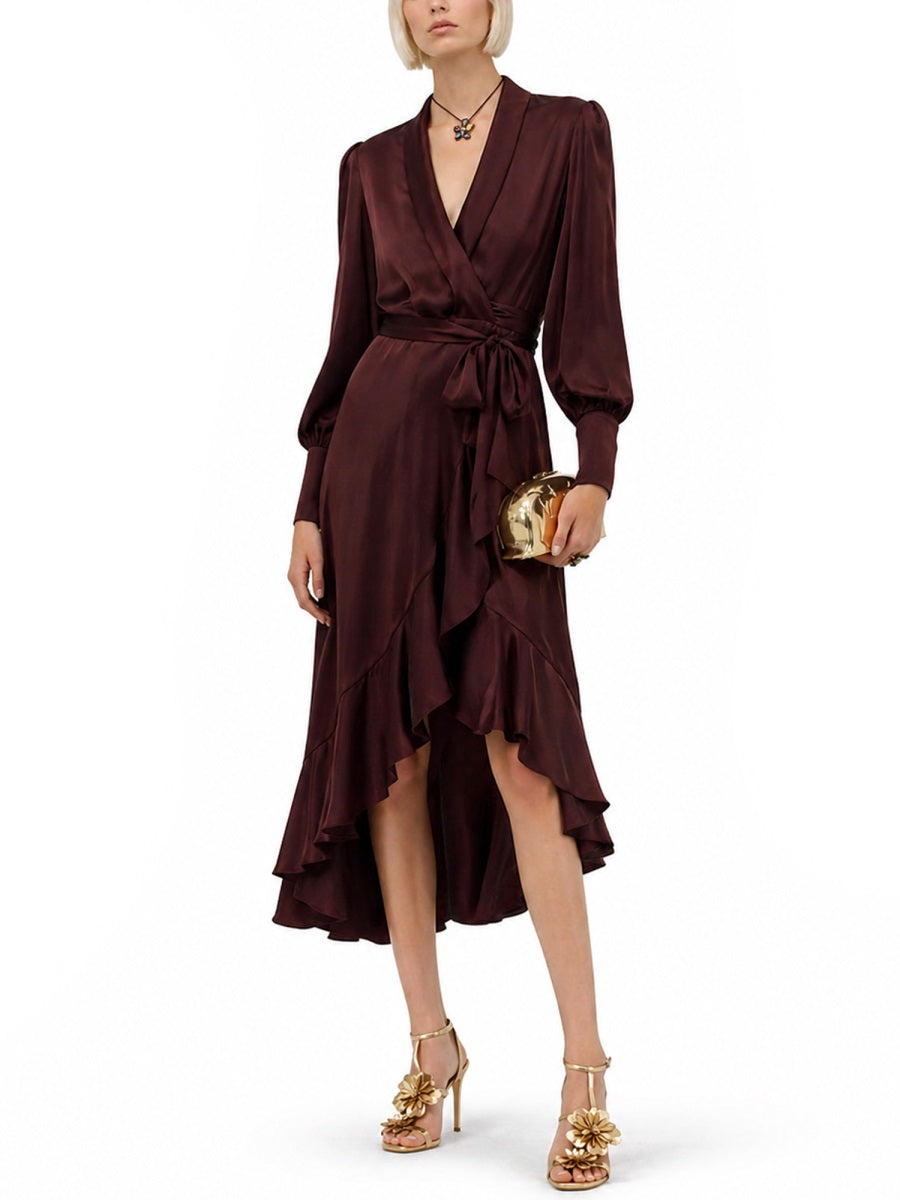 Zimmermann Women Abito Midi In Seta ZIMMERMANN