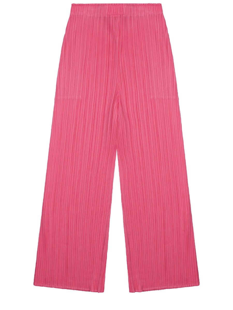 Pleats Please Issey Miyake Women Pantalone Palazzo "Monthly Colors: March" PLEATS PLEASE ISSEY MIYAKE