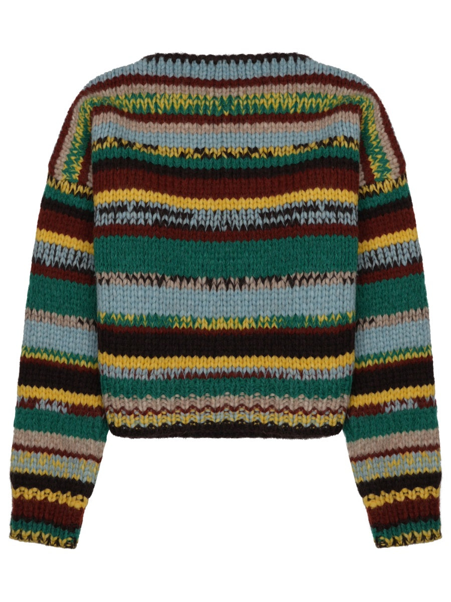 Celine Women Maglia In Alpaca Moulinè E Lana CELINE