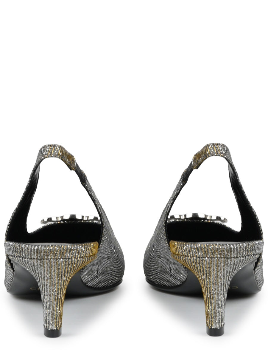 Celine Women Alma Triomphe Iridescend Slingback 50 CELINE