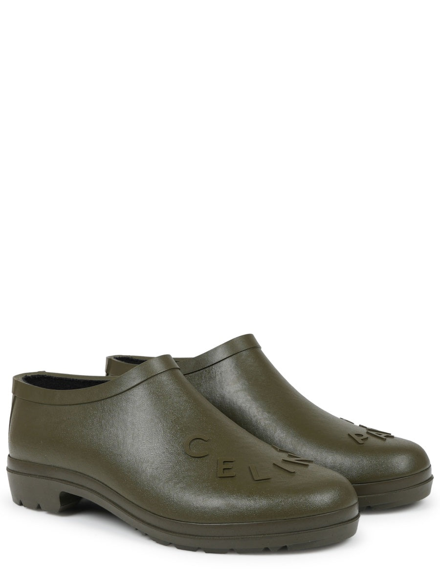 Celine Women Zoccolo "Garden" Con Logo CELINE