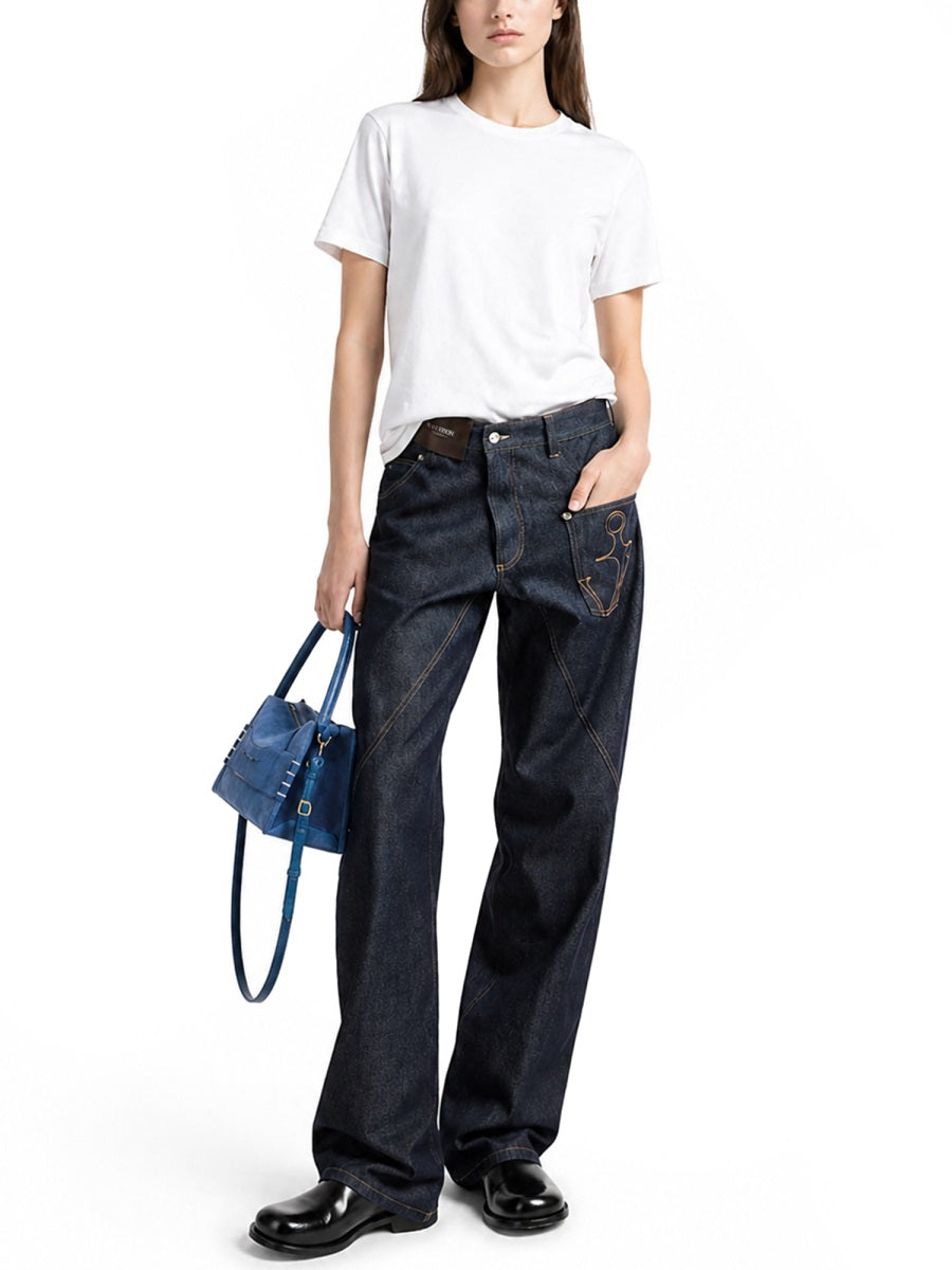 Jw Anderson Women T-Shirt "Anchor" In Cotone J.W. ANDERSON