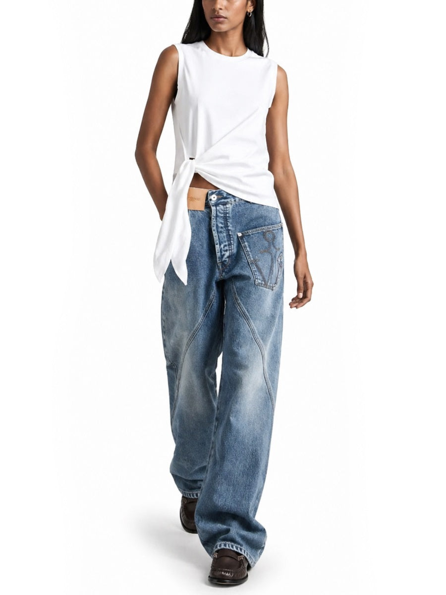 Jw Anderson Women Tank Top Con Nodo J.W. ANDERSON