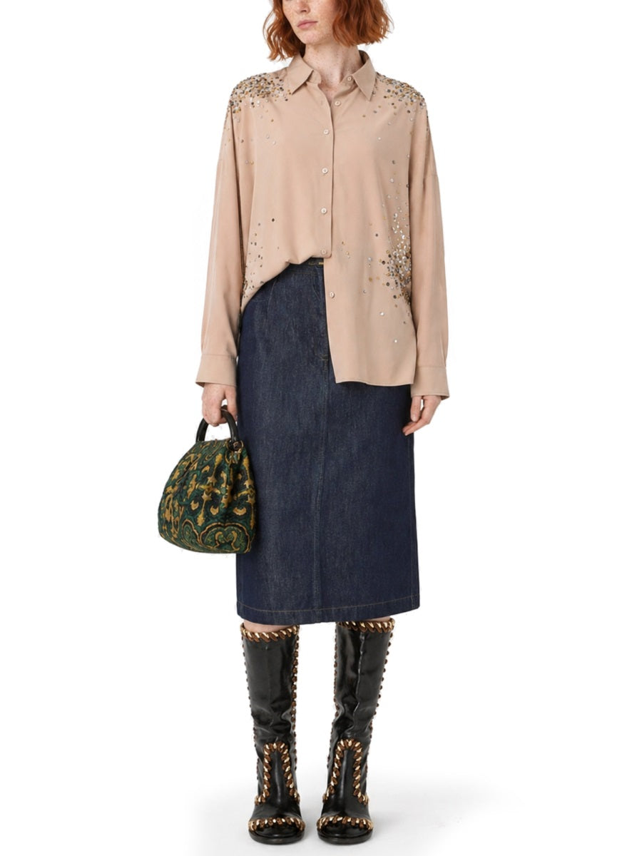 Dries Van Noten Women "Casia" Shirt With Rhinestones DRIES VAN NOTEN