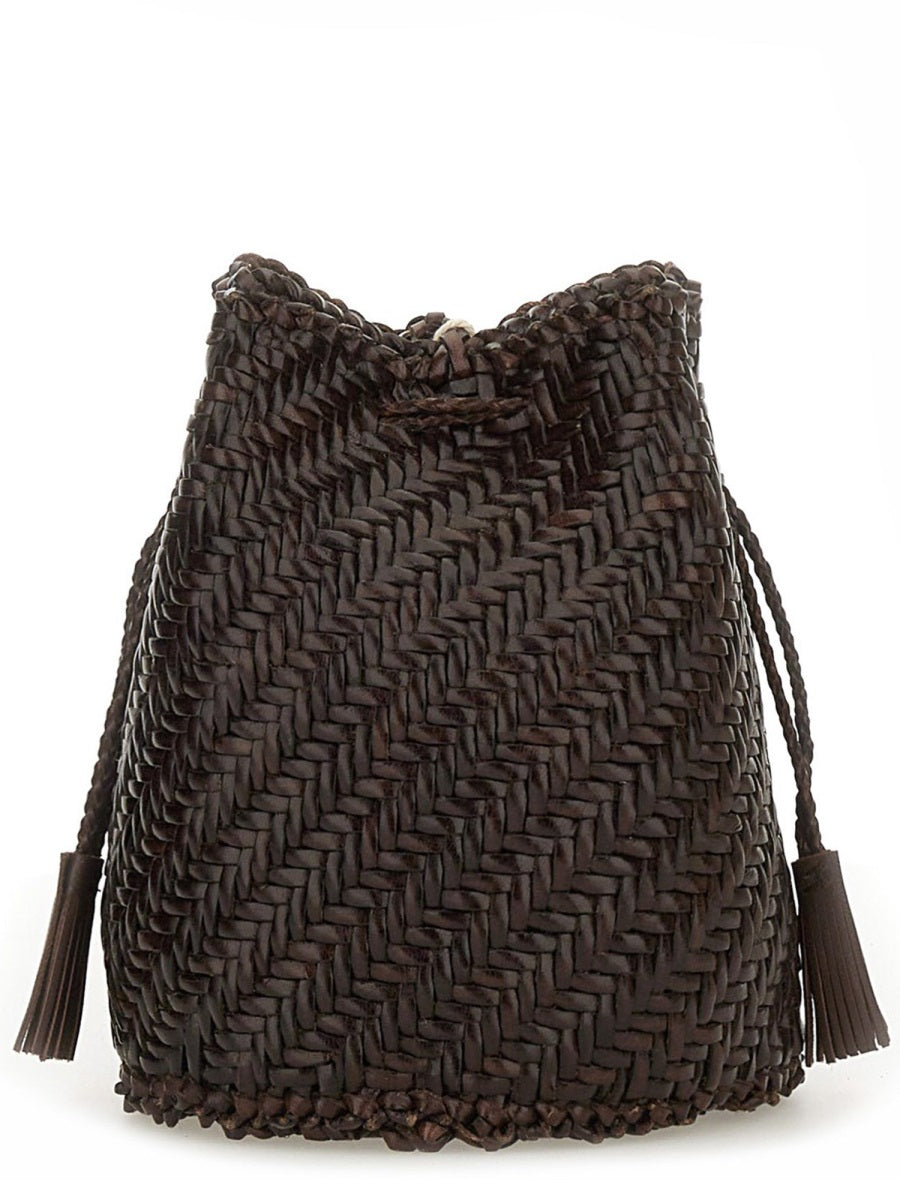 Dragon Diffusion Women Borsa "Pompom Double Jump Tan" DRAGON DIFFUSION