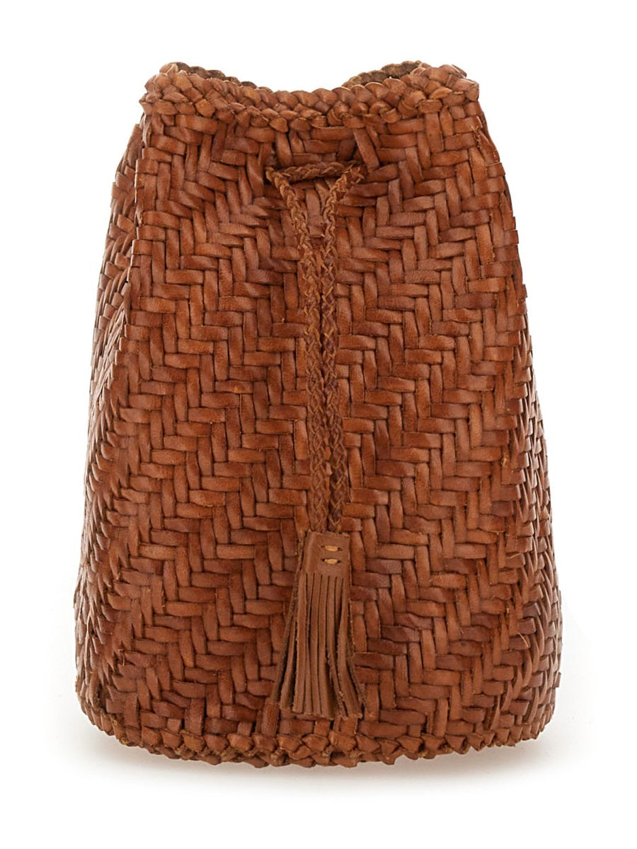 Dragon Diffusion Women Borsa "Pompom Double Jump Tan"
