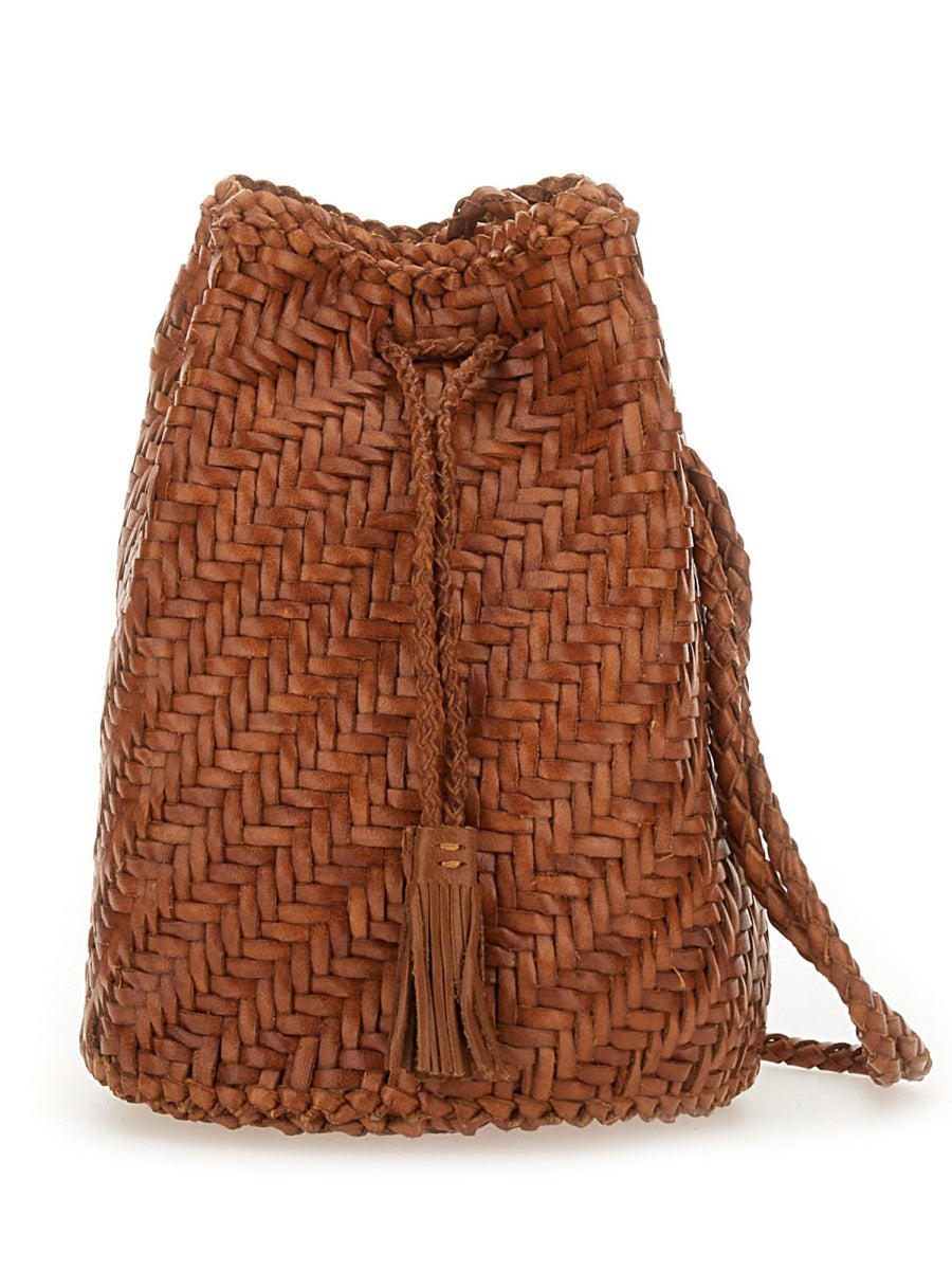 Dragon Diffusion Women Borsa "Pompom Double Jump Tan"