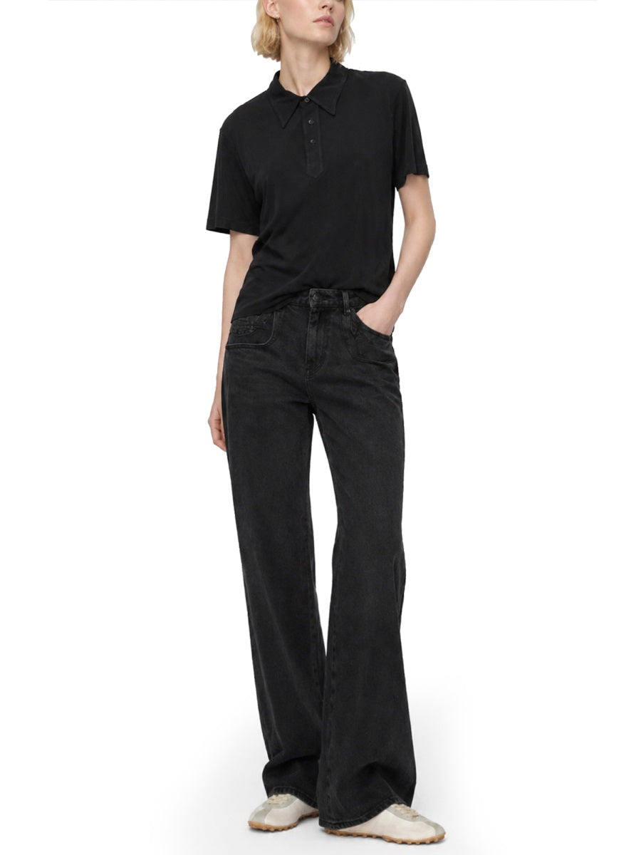 Maison Margiela Women Polo In Cupro MAISON MARGIELA