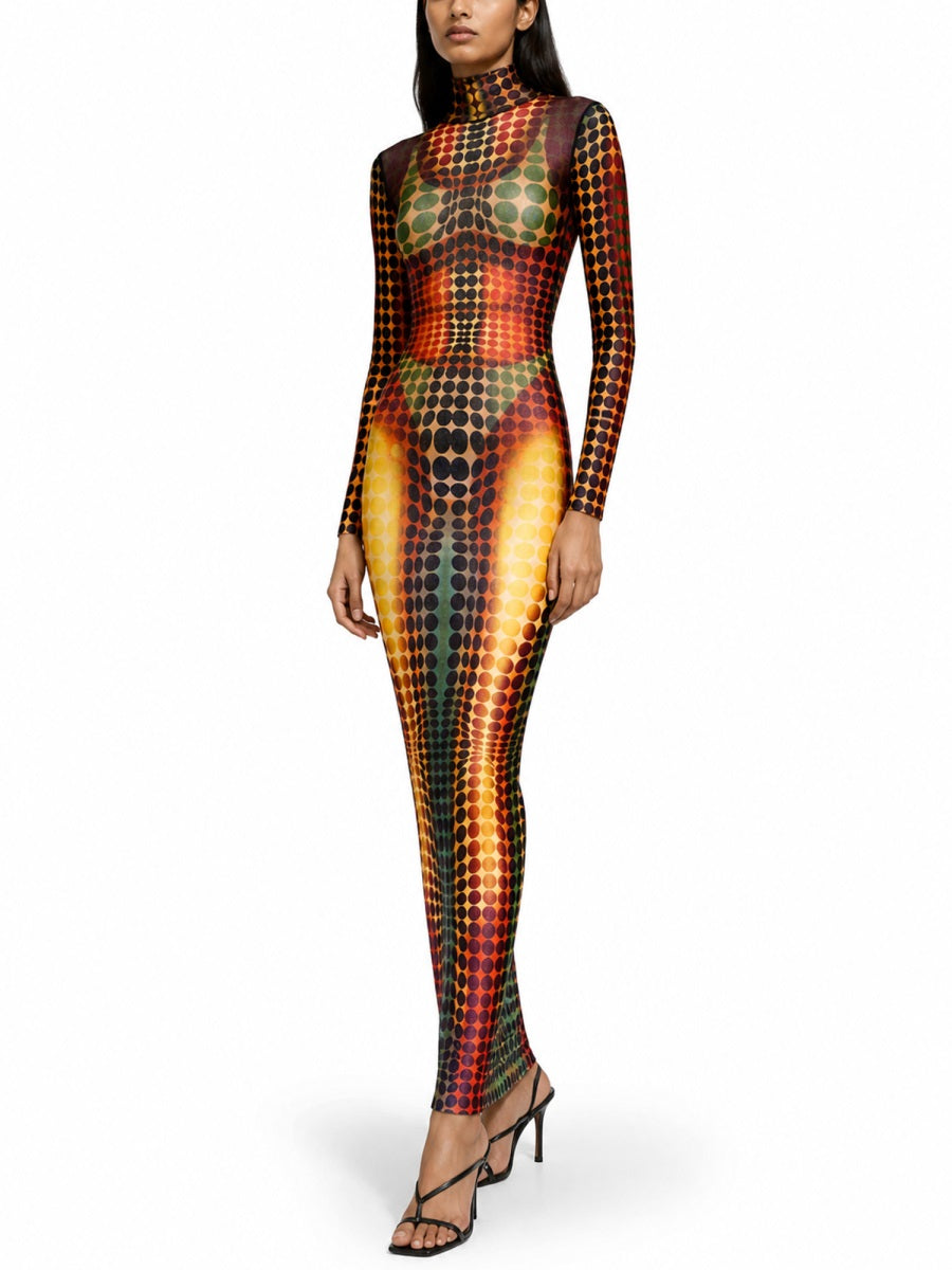 Jean Paul Gaultier Women Long Dress With Print JEAN PAUL GAULTIER
