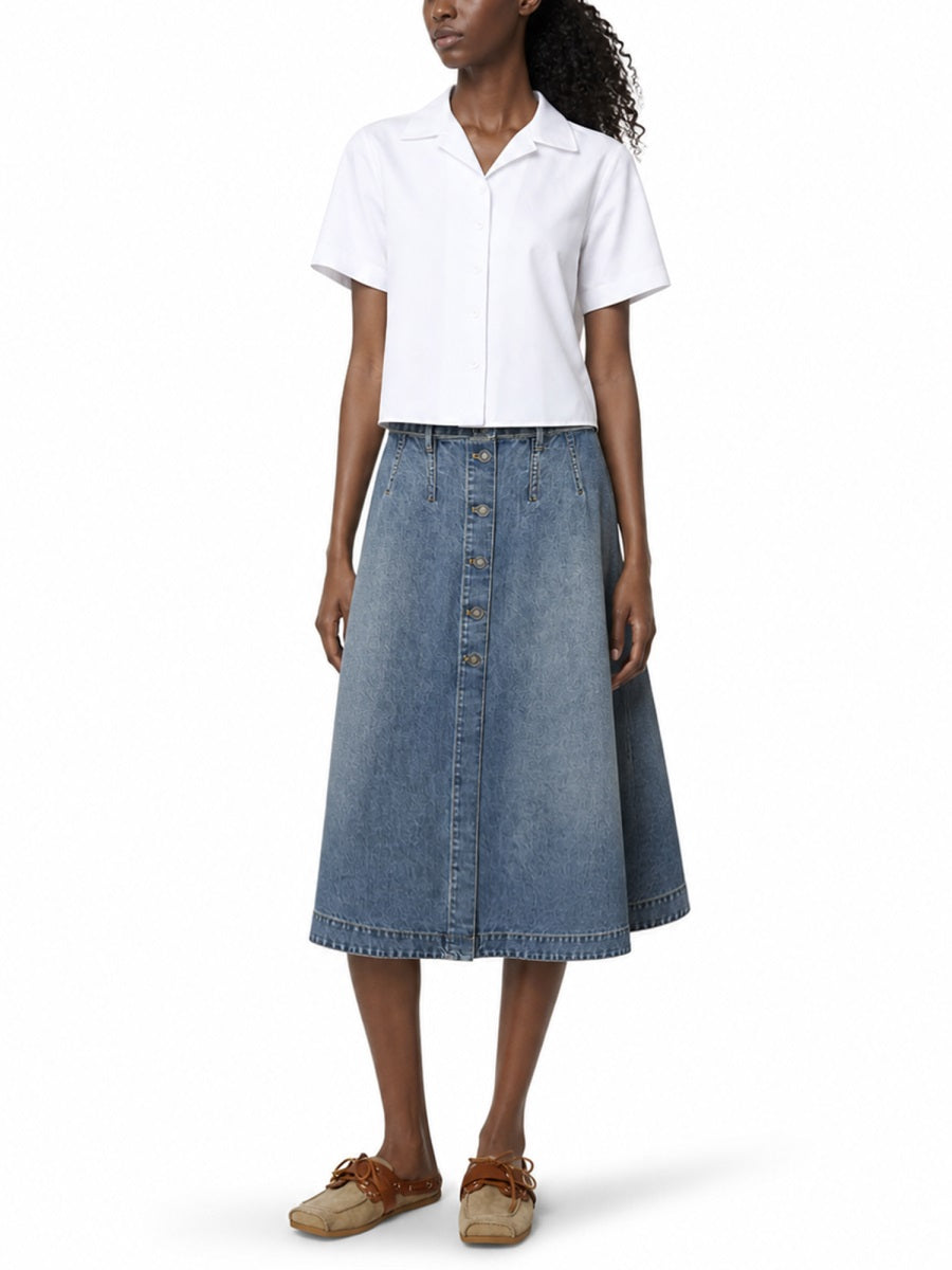 Dior Women Gonna Midi In Denim