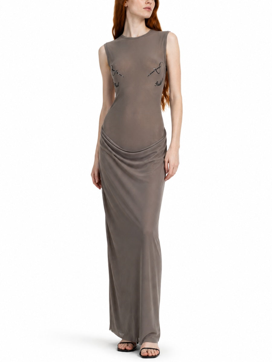 Jean Paul Gaultier Women "Needles" Long Dress JEAN PAUL GAULTIER