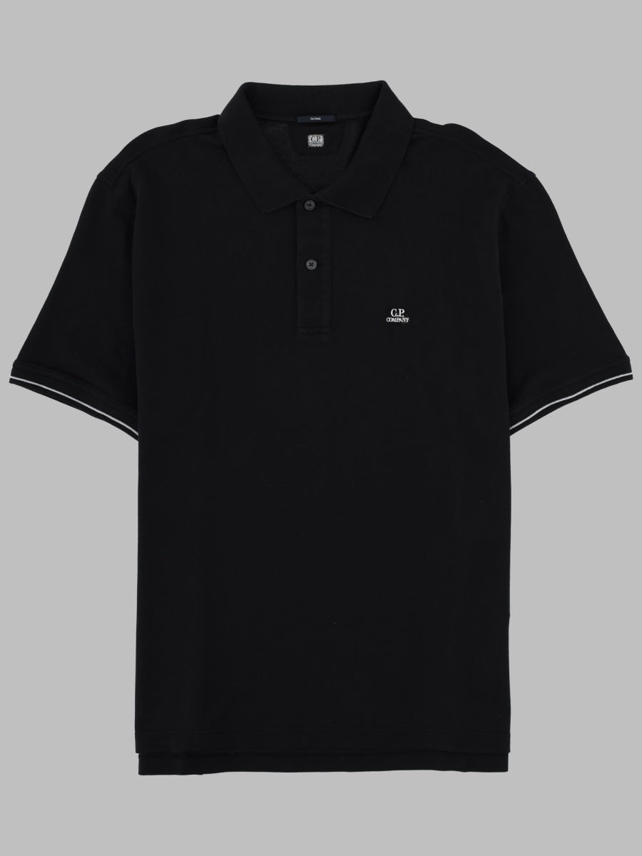 C.P. Company Men Polo Col Logo C.P. COMPANY