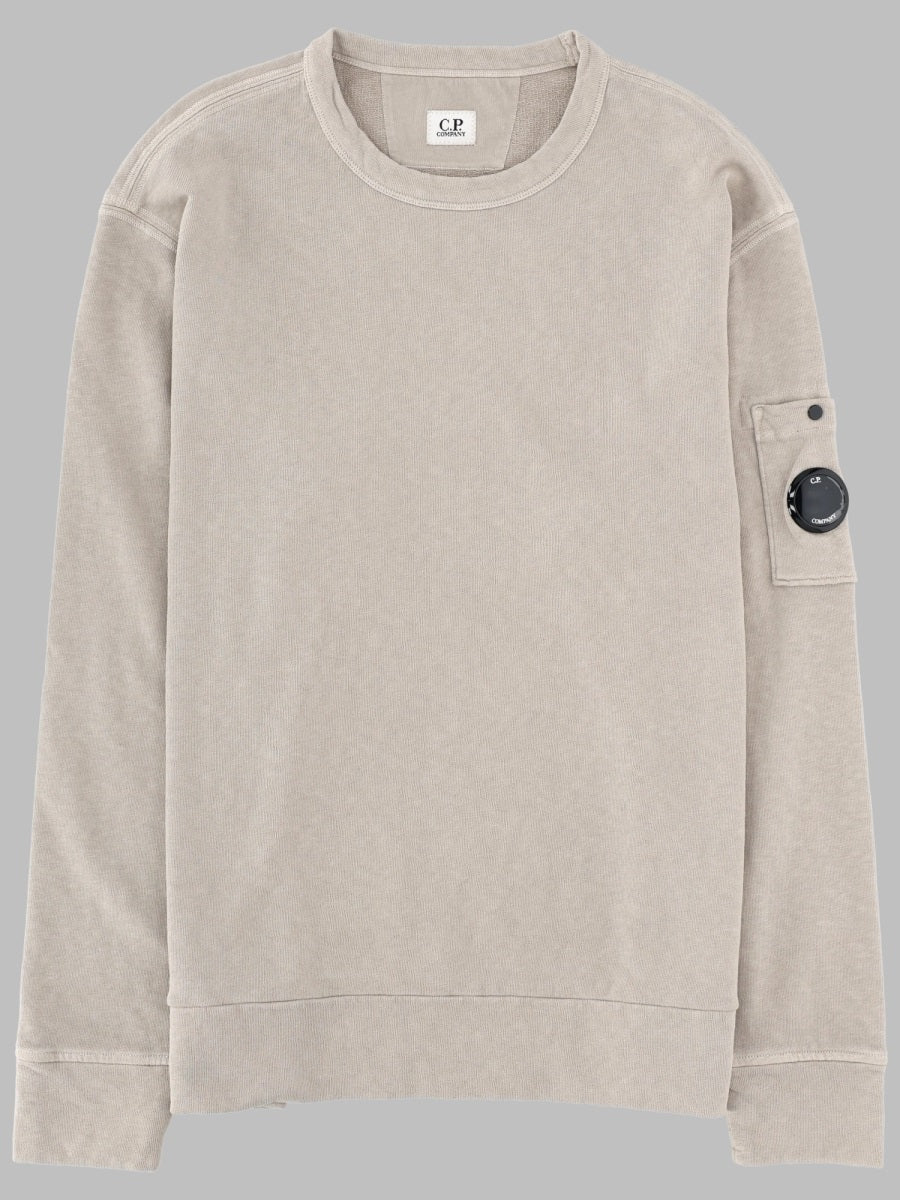 C.P. Company Men Felpa Con Patch Logo C.P. COMPANY