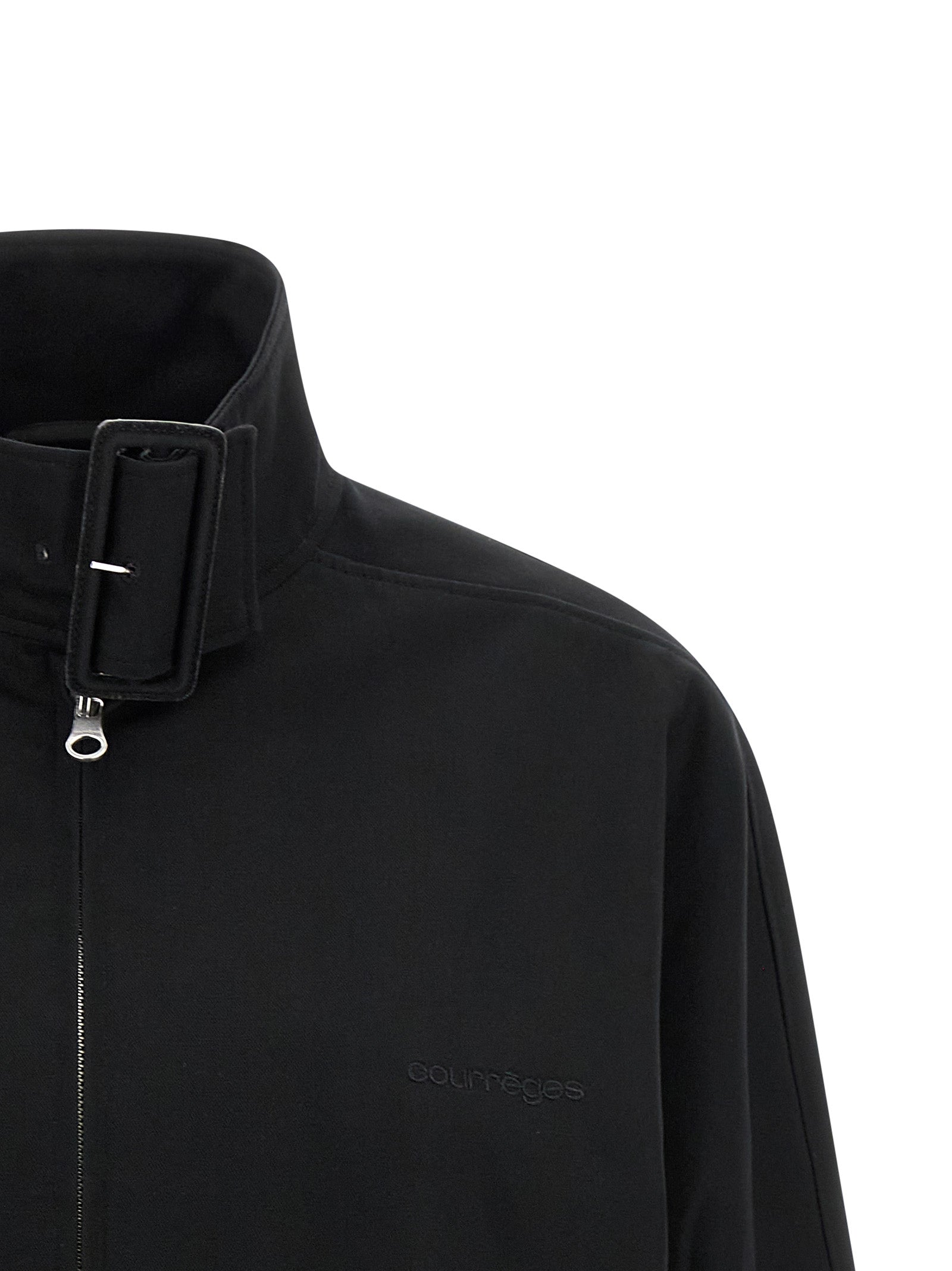 Courreges Women 'Buckle Zipped Bomber' Jacket COURREGES