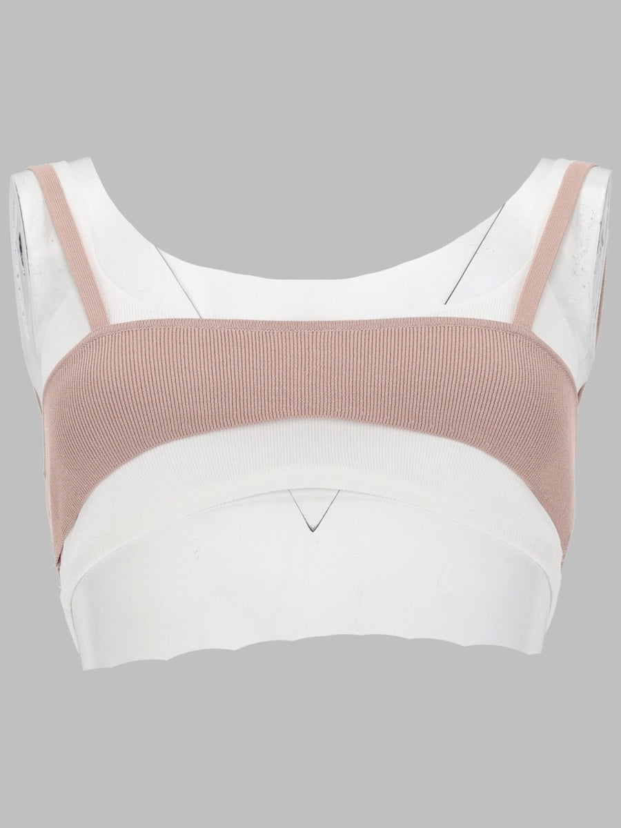 Diesel Women Top Bra Con Effetto Sovrapposto DIESEL