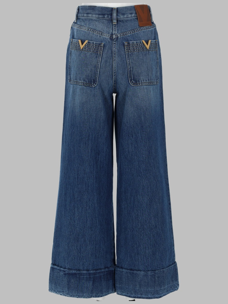 Valentino Women Jeans In Denim A Cinque Tasche VALENTINO