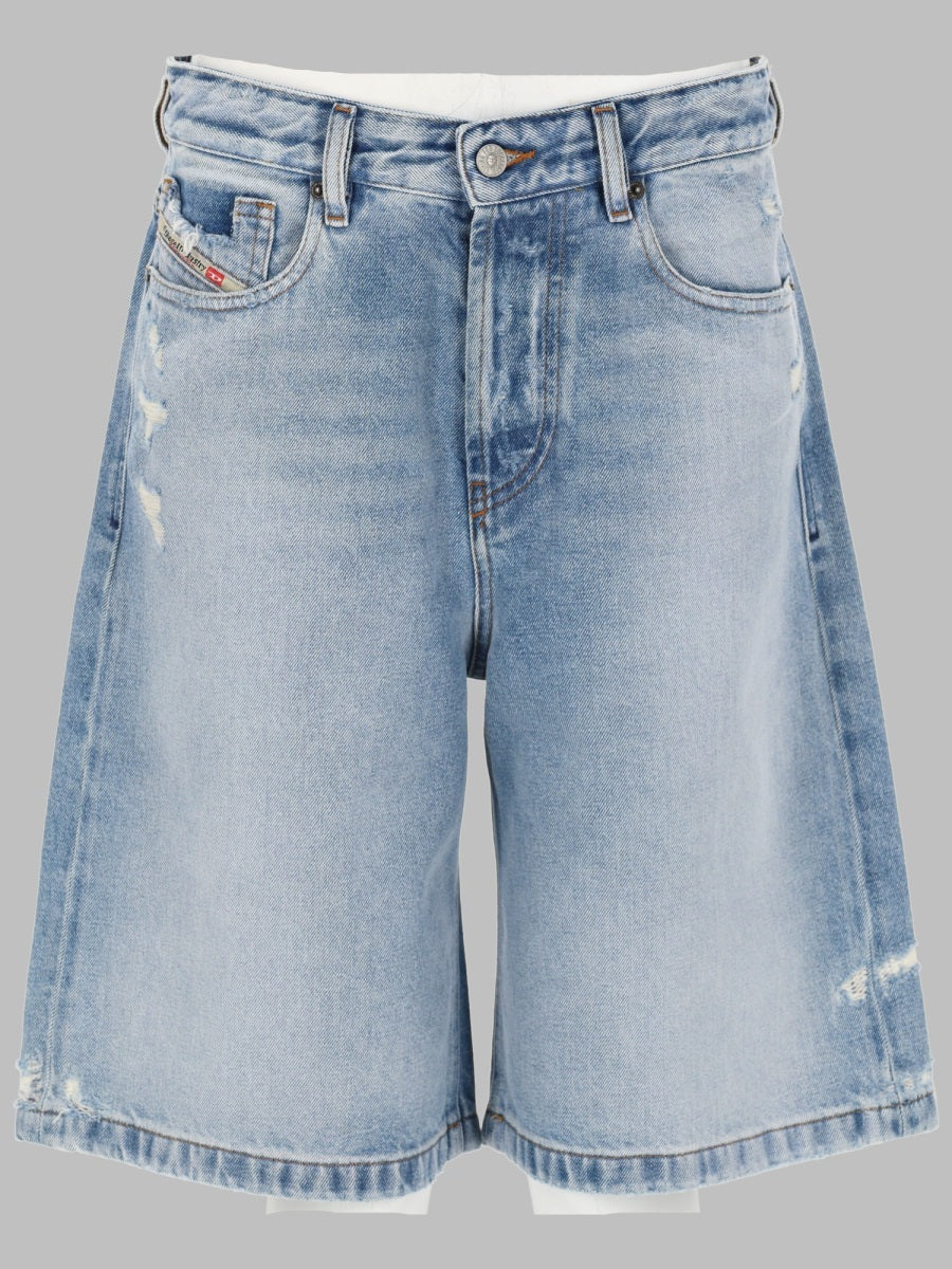 Diesel Women Shorts "De-Sire" In Denim DIESEL