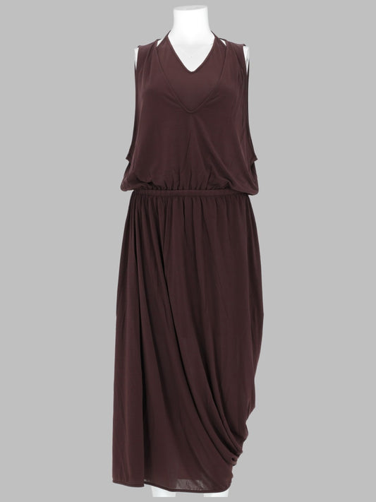 Lemaire Women Abito Drappeggiato Doppio Strato LEMAIRE