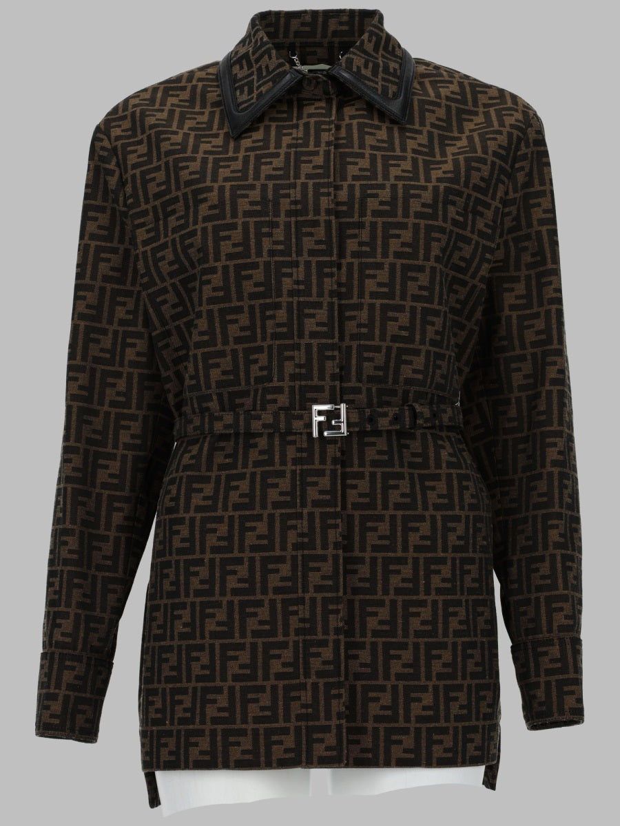 Fendi Women Giacca In Canvas Ff FENDI