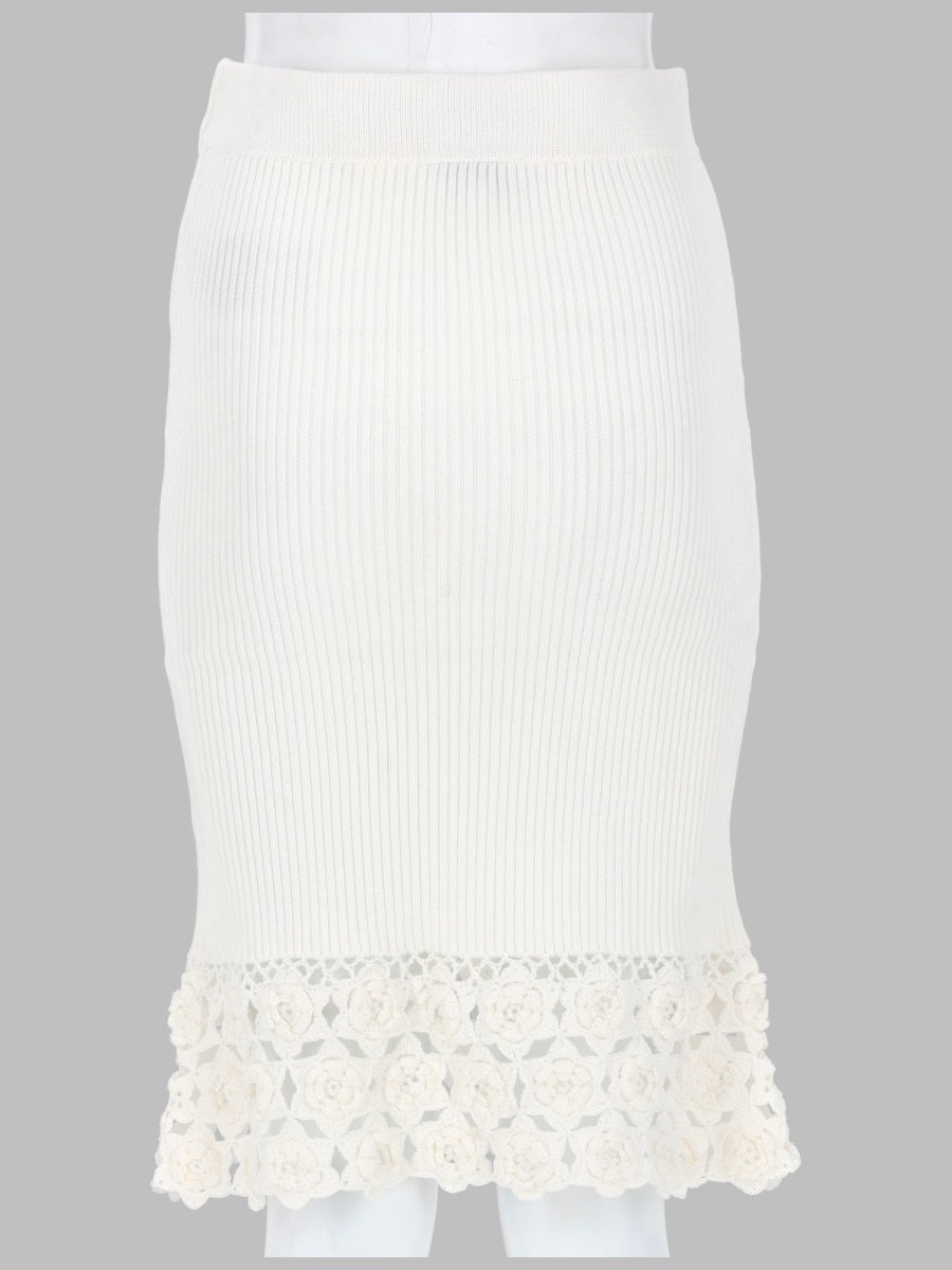 Ganni Women Gonna Con Bordo In Crochet GANNI