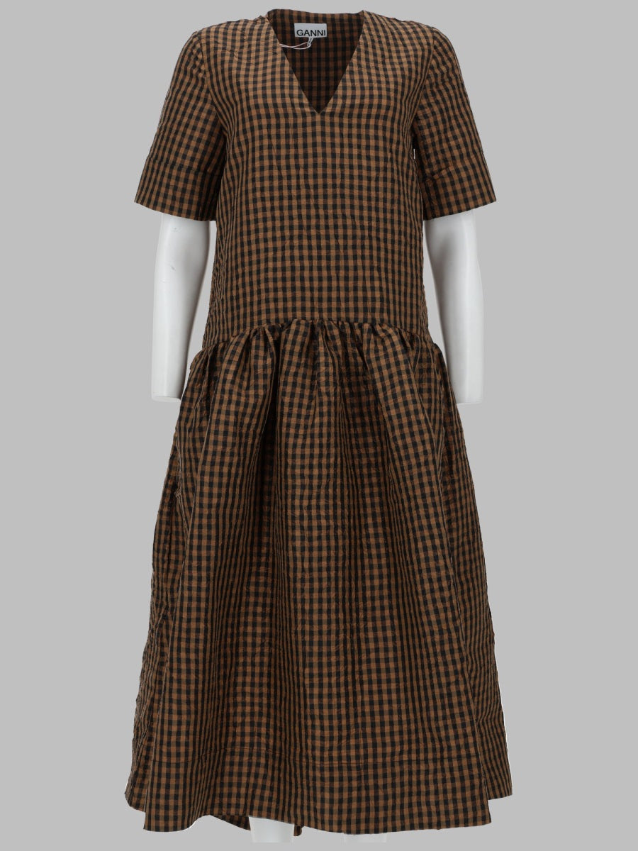 Ganni Women Abito Con Scollo A V GANNI