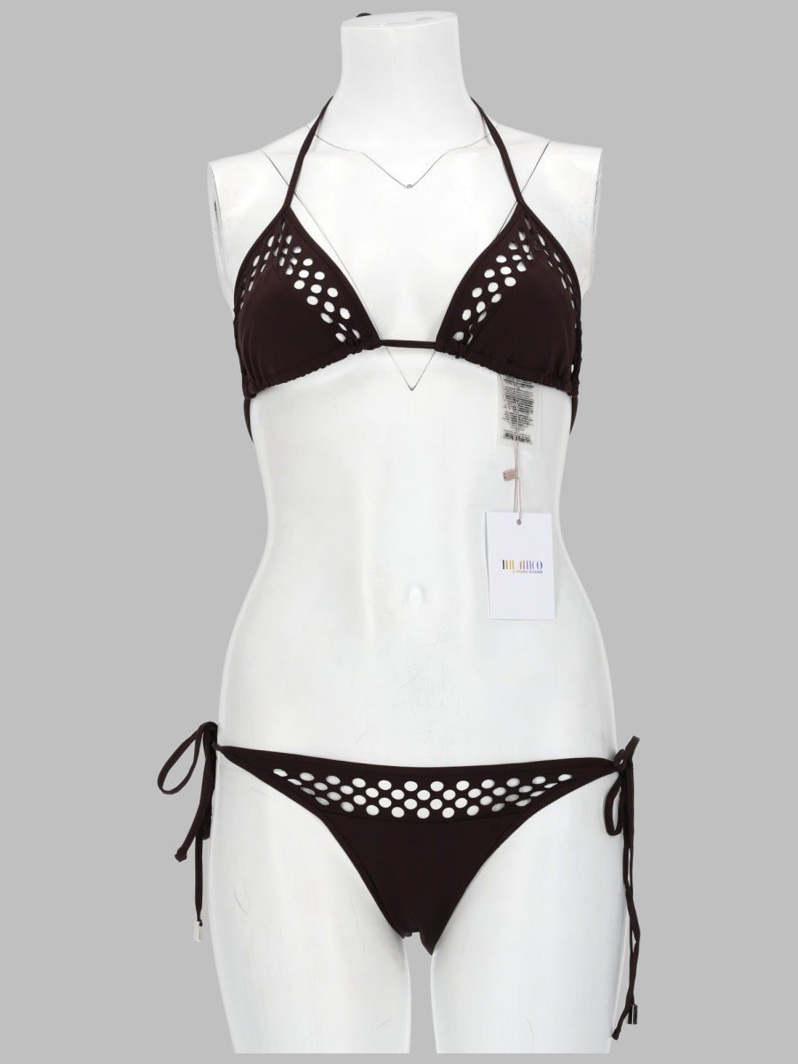 The Attico Women Bikini "Il Primo Bagno" In Lycra Traforata THE ATTICO
