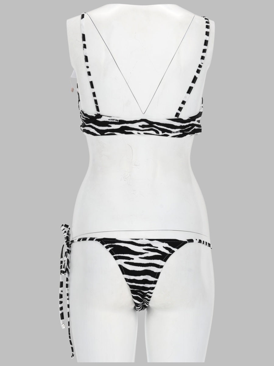 The Attico Women Bikini "Il Primo Bagno" Con Stampa Animalier THE ATTICO