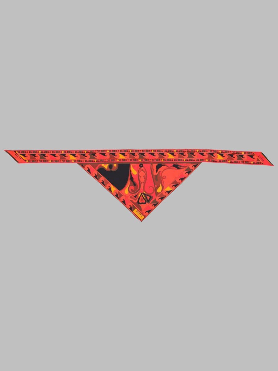 Pucci Women Foulard A Triangolo Con Stampa PUCCI