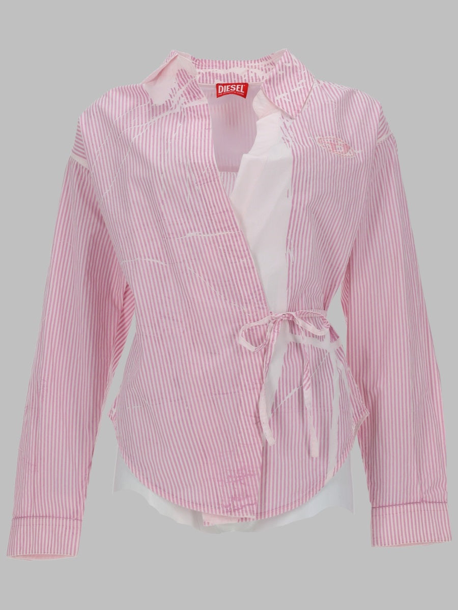 Diesel Women Camicia In Popeline Avvolgente DIESEL