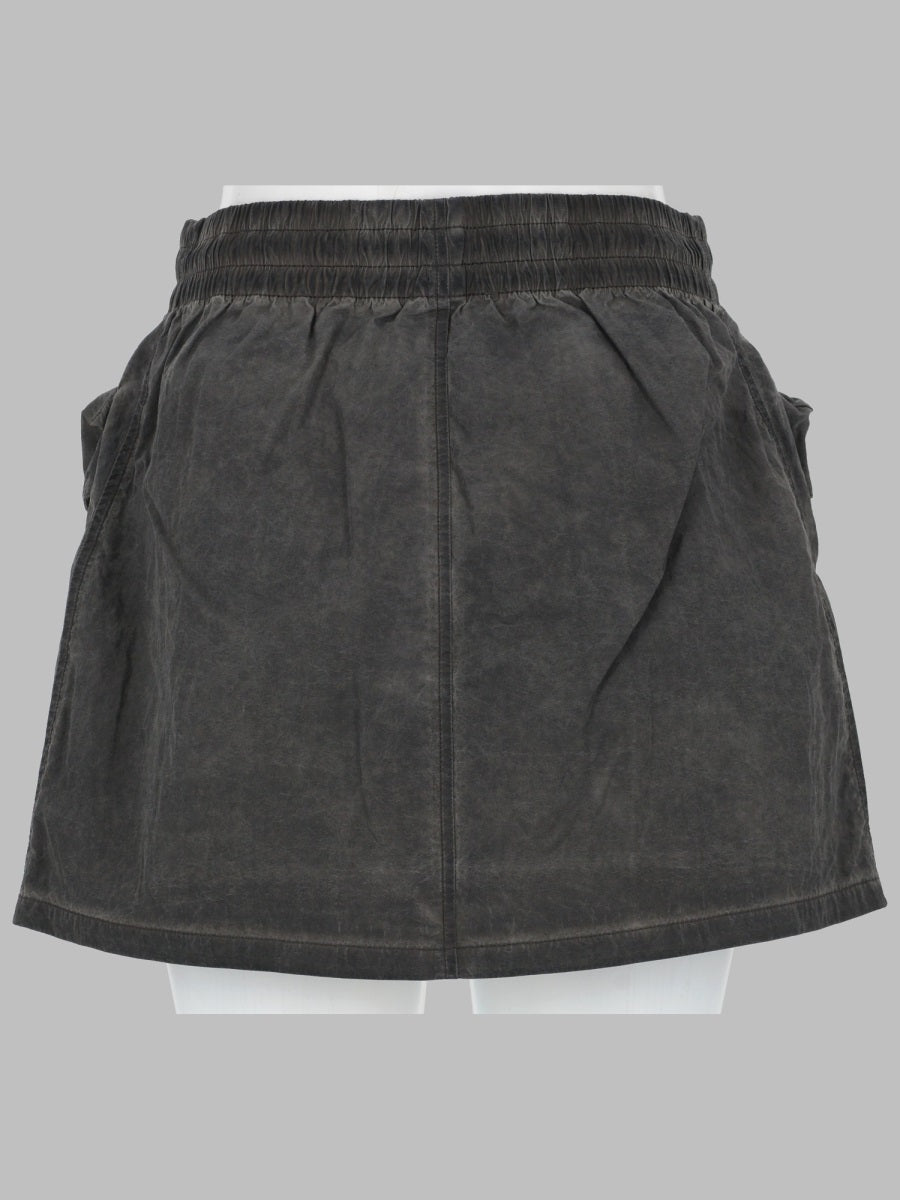 Diesel Women Minigonna In Nylon Con Maxi Tasche DIESEL