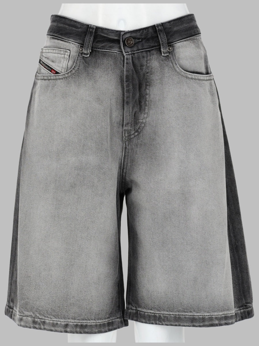 Diesel Women Shorts In Denim "Skeleton" DIESEL