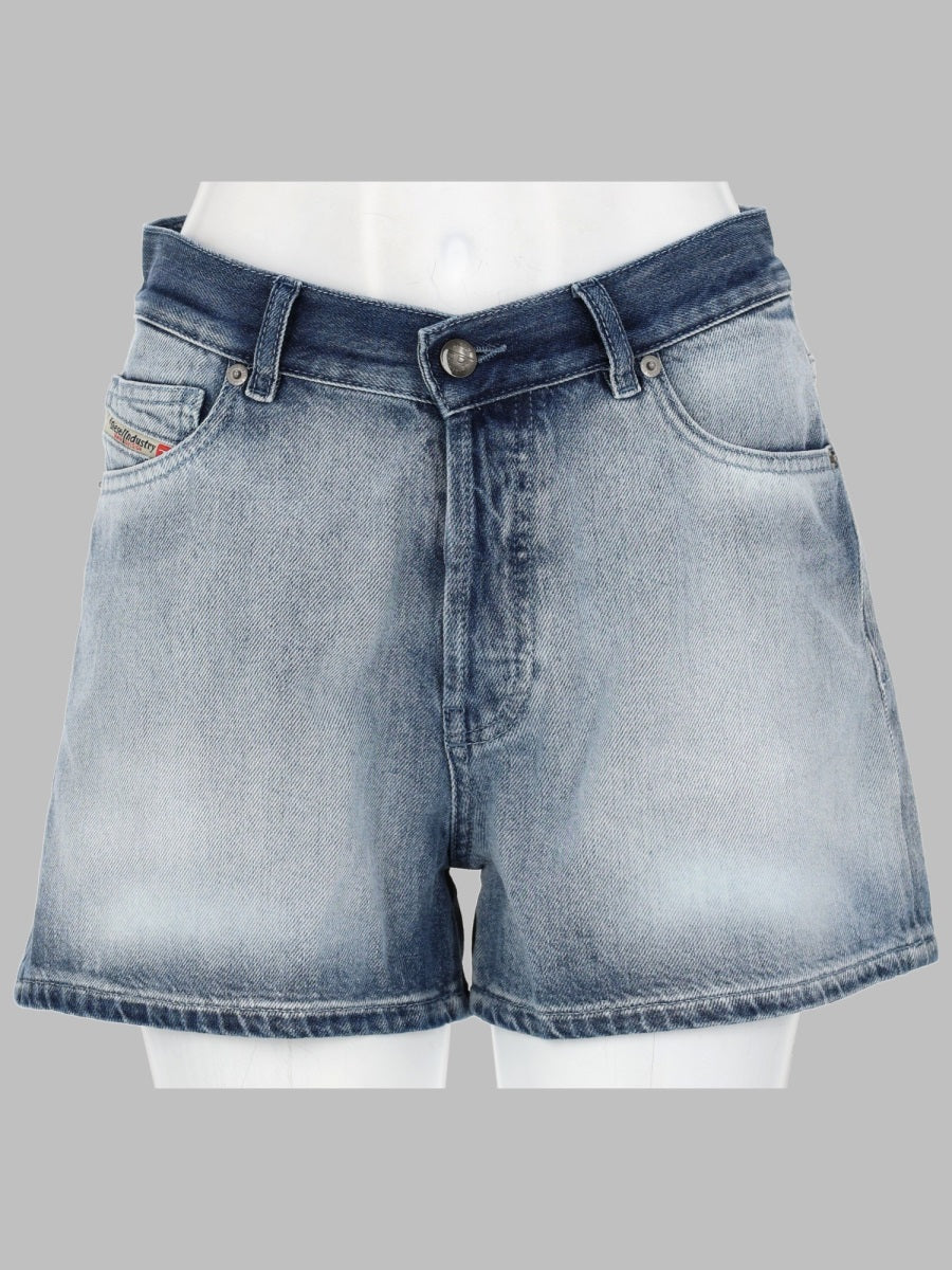 Diesel Women Shorts "De-Helios" In Denim DIESEL