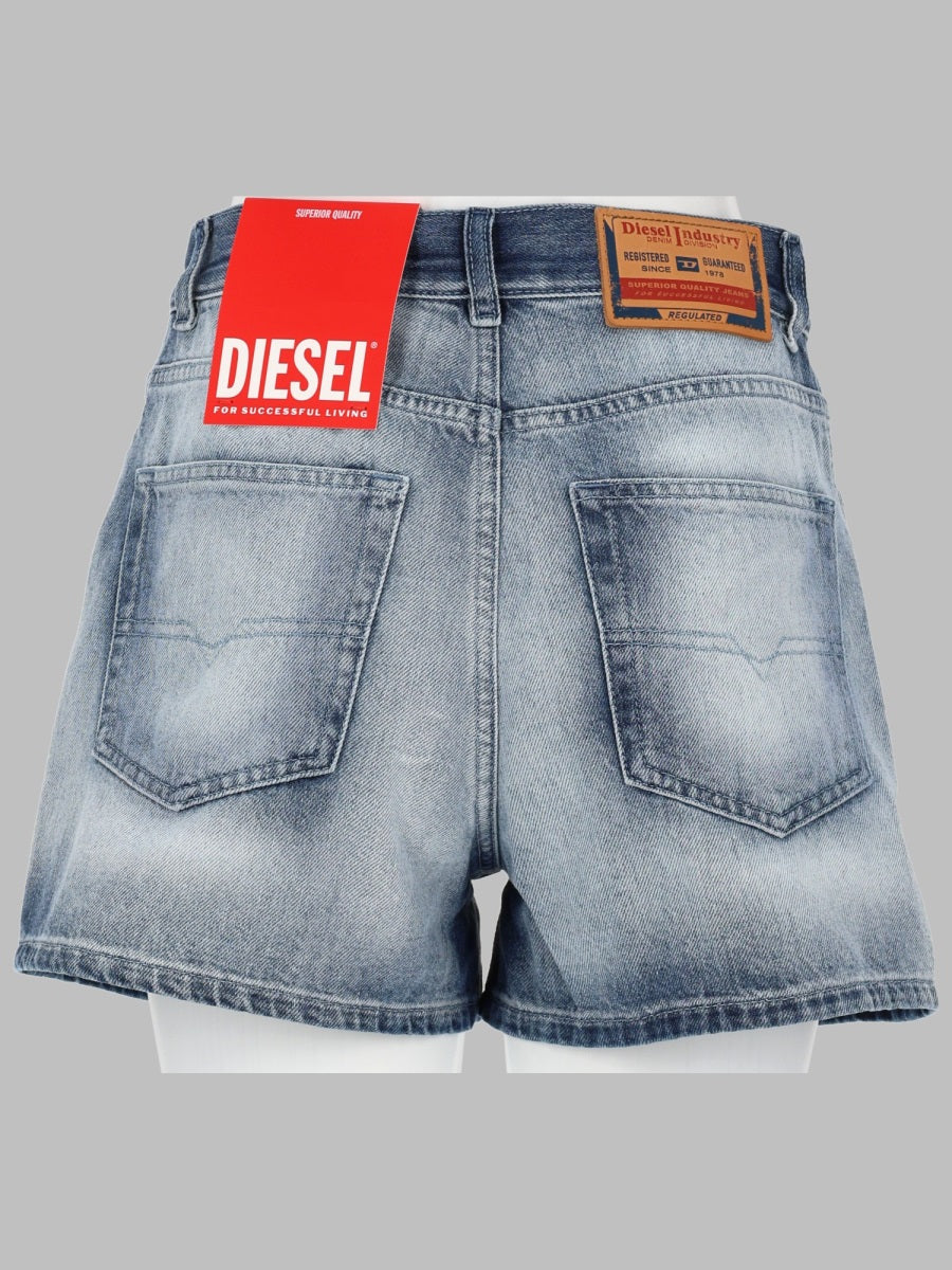 Diesel Women Shorts "De-Helios" In Denim DIESEL
