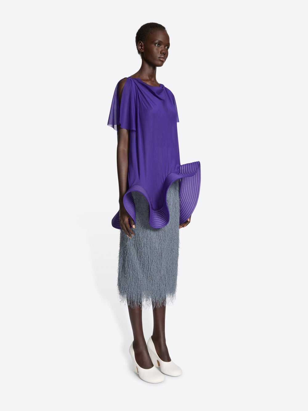 Dries Van Noten Women Sokna Lightweight Fringed Midi Skirt DRIES VAN NOTEN