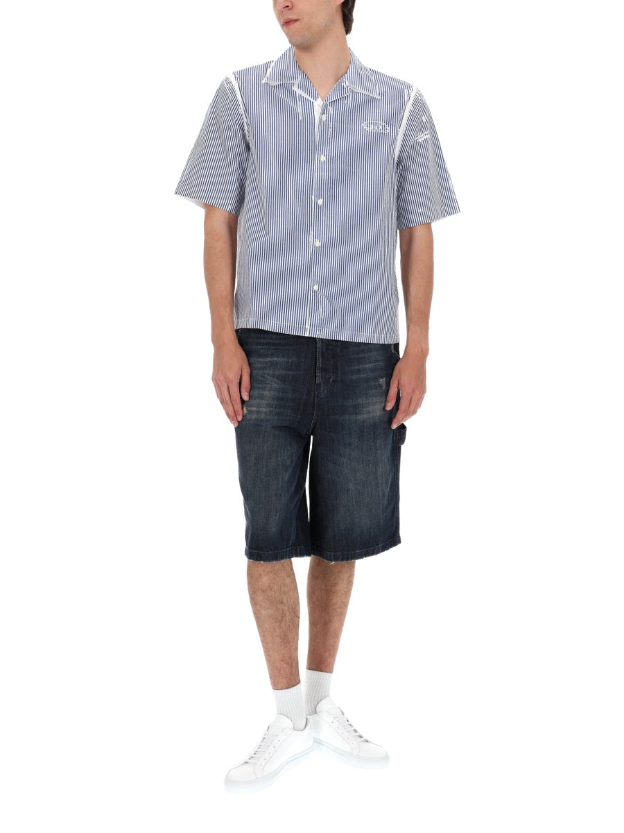 Diesel Men Camicia Con Logo DIESEL
