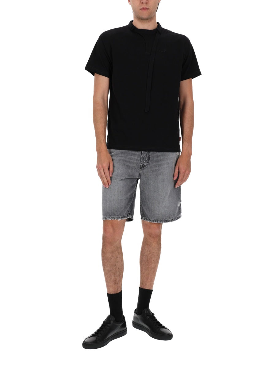 Diesel Men Shorts In Denim DIESEL