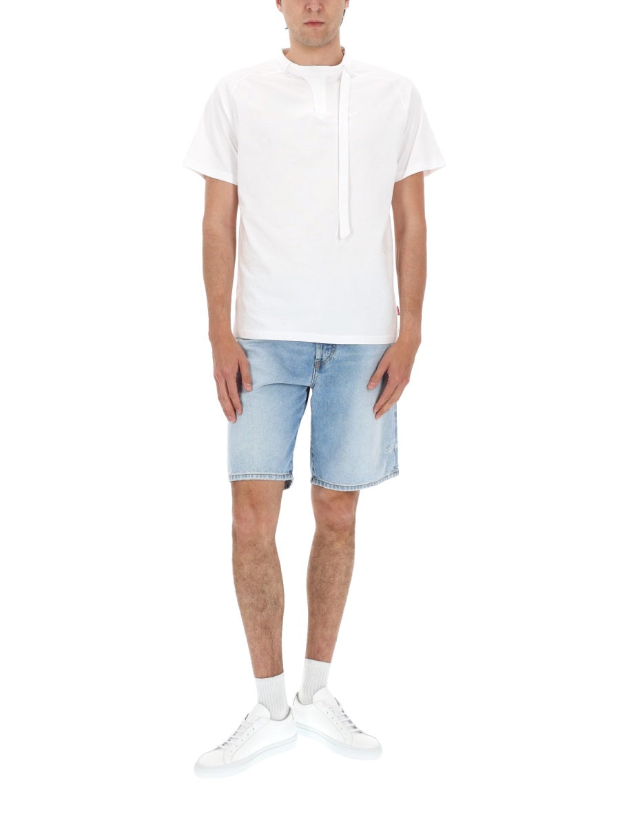 Diesel Men Shorts In Denim DIESEL