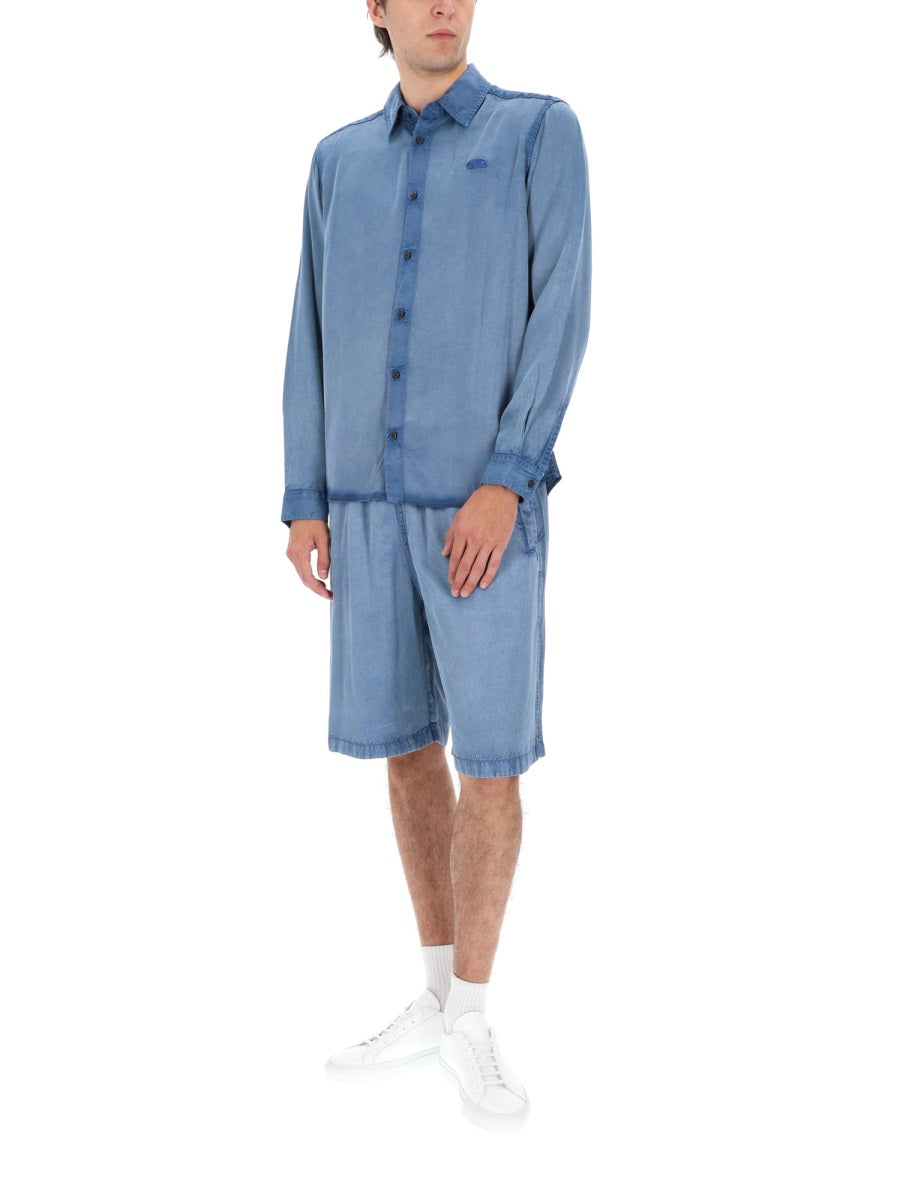 Diesel Men Camicia "S-Holg" Con Logo DIESEL