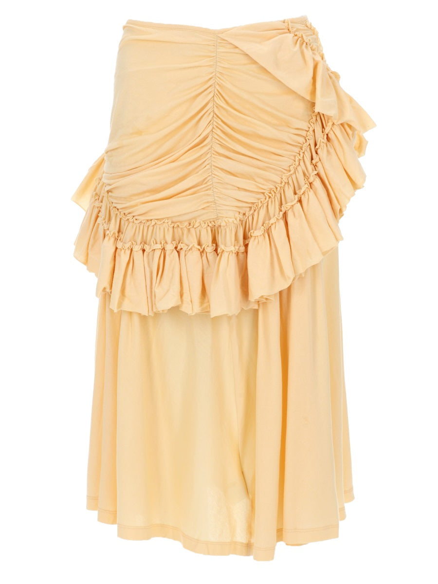 Dries Van Noten Women Gonna Drappeggiata Con Ruches DRIES VAN NOTEN