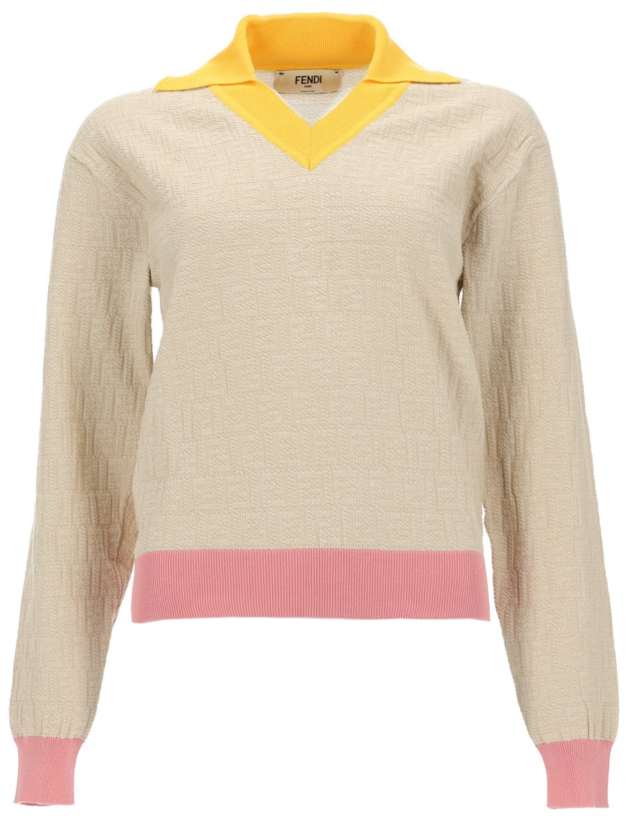 Fendi Women Maglia In Cotone E Seta FENDI