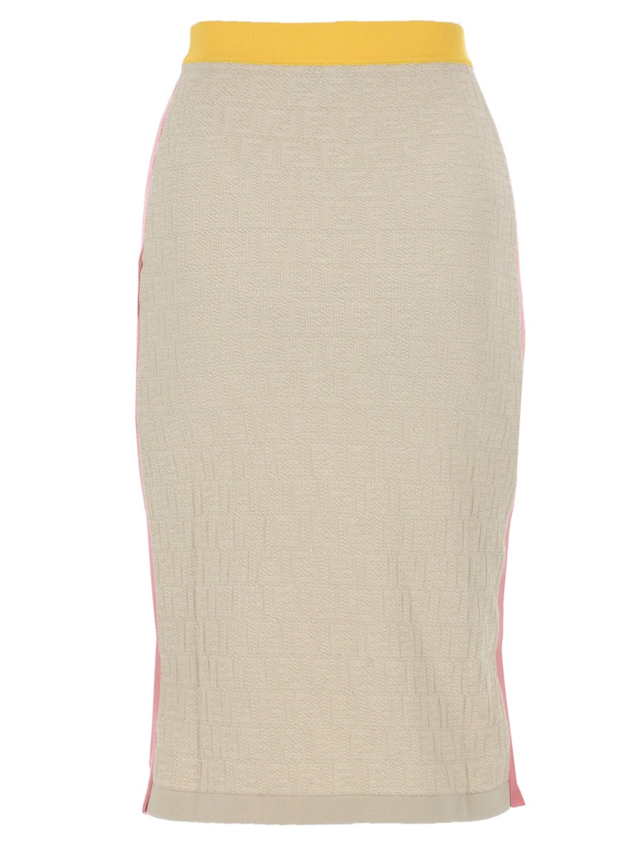 Fendi Women Gonna In Cotone E Seta FENDI