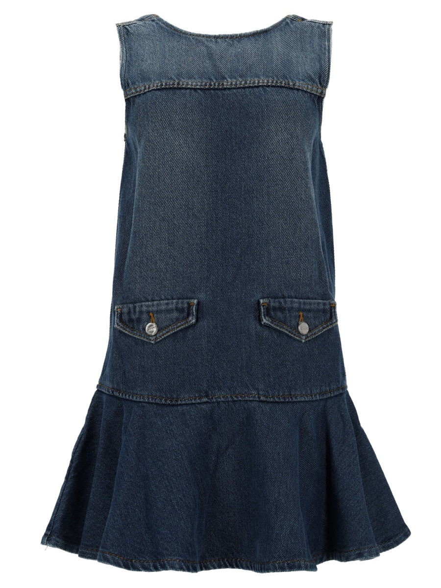 Ganni Women Miniabito In Denim GANNI